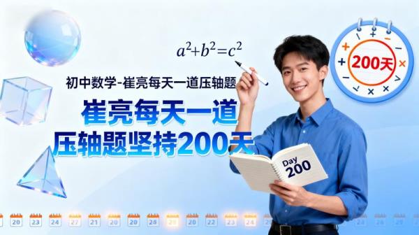 初中数学-崔亮每天一道压轴题坚持200天