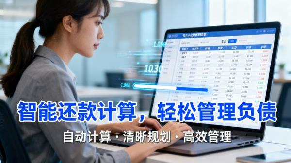 信用卡房贷车贷格期还款自动计算表格模板【23.7MB】