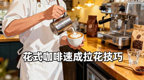 《花式咖啡速成拉花技巧》