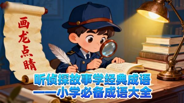 听侦探故事学经典成语——小学必备成语大全