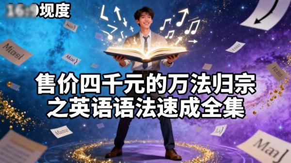 售价四千元的万法归宗之英语语法速成全集.