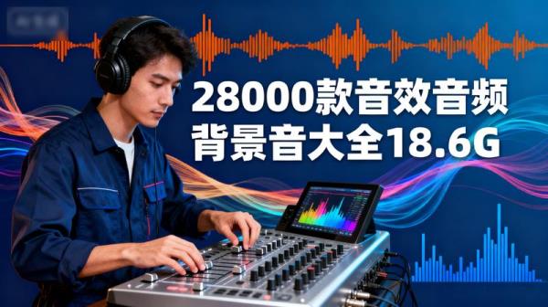 28000款音效音频背景音大全18.6G
