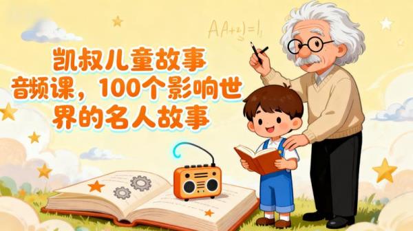 凯叔儿童故事音频课，100个影响世界的名人故事
