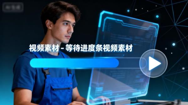 视频素材-等待进度条视频素材