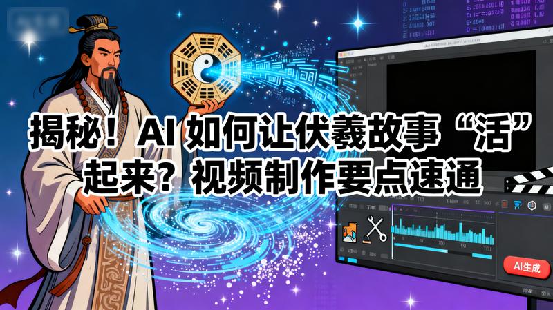 揭秘！AI 如何让伏羲故事 “活” 起来？视频制作要点速通