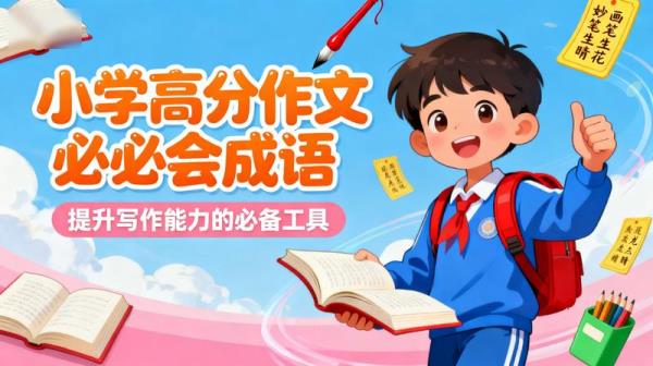 「小学高分作文必会成语」