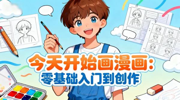 今天开始画漫画：零基础入门到创作