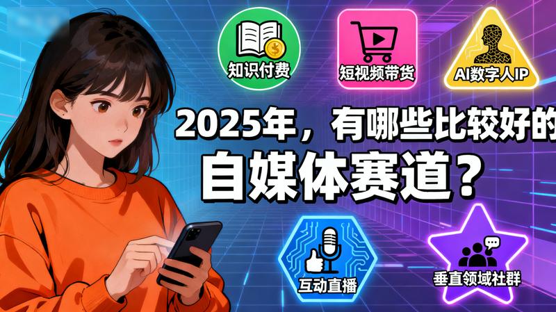 2025年，有哪些比较好的自媒体赛道？