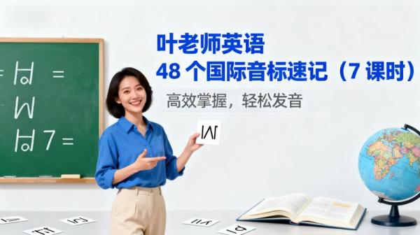 叶老师英语 48 个国际音标速记（7 课时）