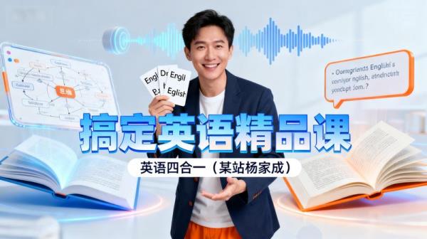《搞定英语精品课》英语四合一（某站杨家成）