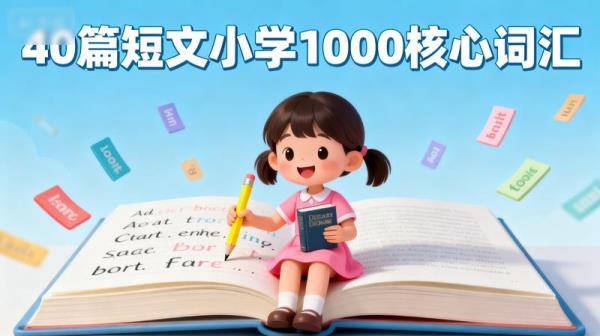 40篇短文小学1000核心词汇