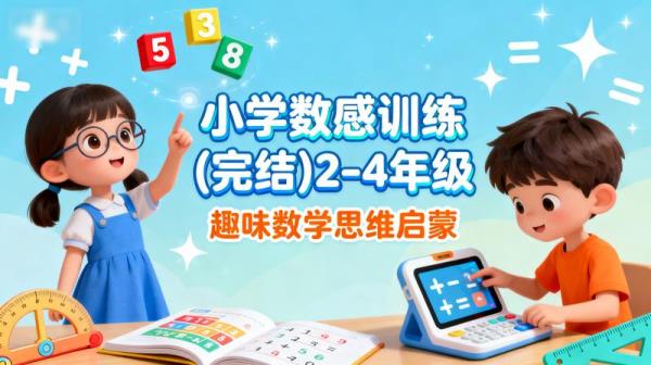 小学数感训练(完结)2-4年级、0-6岁全脑潜能开发