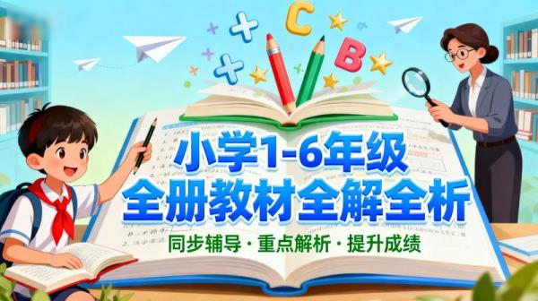 小学1~6年级全册小学教材全解全析