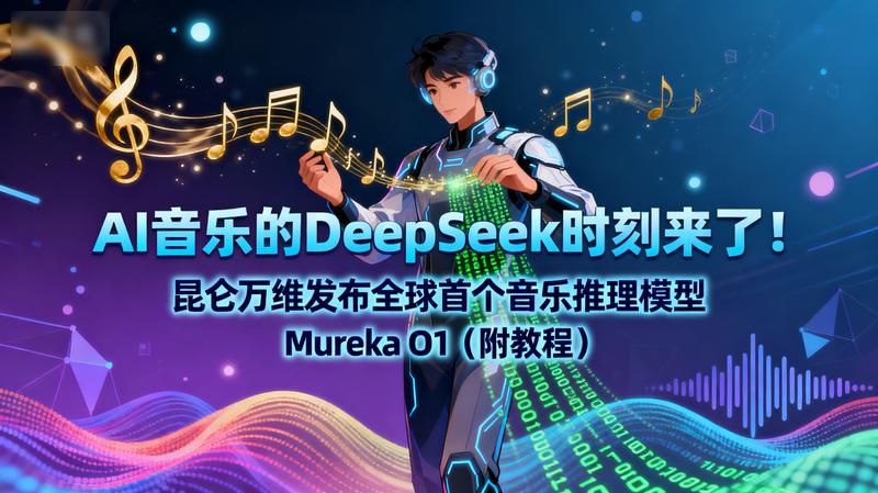 AI音乐的DeepSeek时刻来了！昆仑万维发布全球首个音乐推理模型 Mureka O1（附教程）