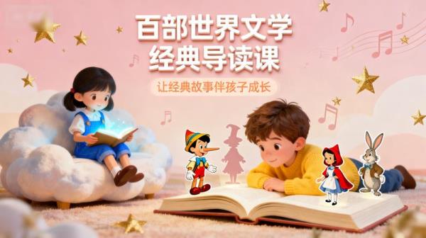 儿童阅读有声读物《百部世界文学经典导读课》