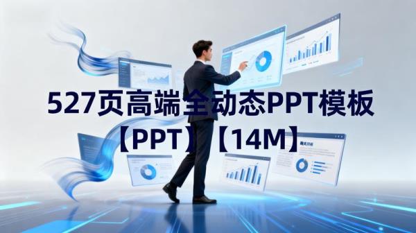 527页高端全动态PPT模板【PPT】【14M】