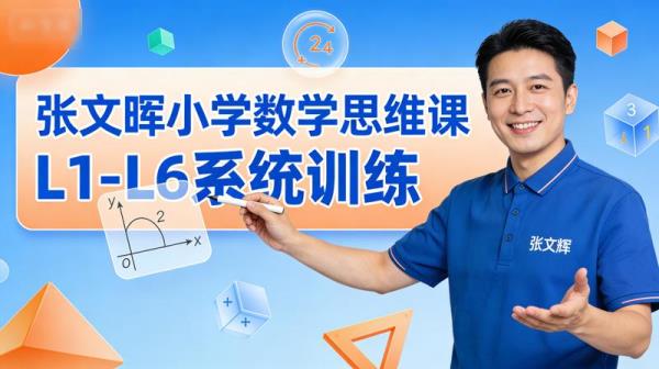 张文晖小学数学思维课L1-L6系统训练