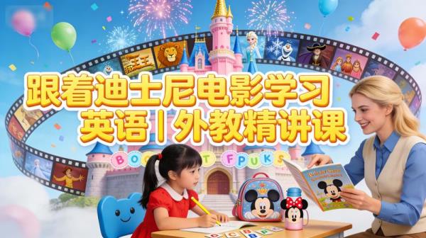 跟着迪士尼电影学习英语｜外教精讲课