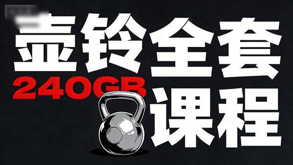 壶铃全套课程240GB