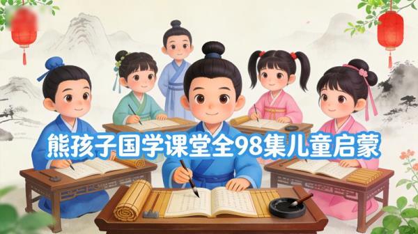 熊孩子国学课堂全98集儿童启蒙
