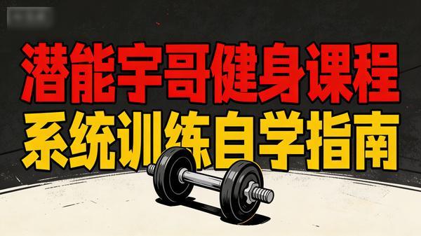 潜能宇哥 健身系统训练自学课程