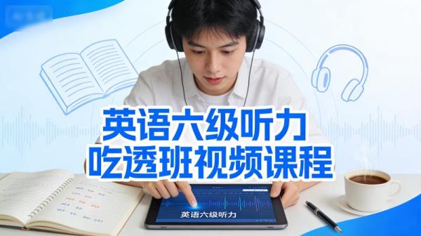 英语六级听力吃透班视频课程