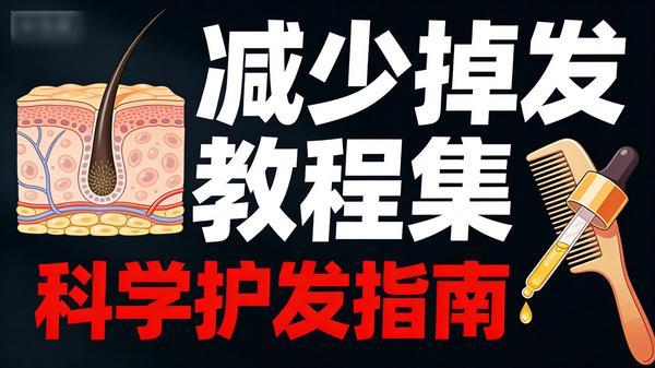 减少掉发教程集