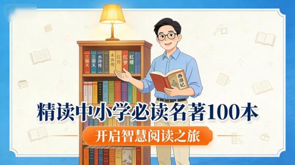 精读中小学必读名著100本