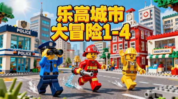 少儿英语启蒙动画《乐高城市大冒险1-4》