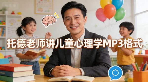 托德老师讲儿童心理学MP3格式