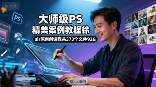 大师级PS精美案例教程徐sir原创课程共373个文件92G