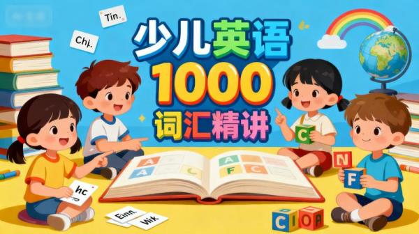 少儿英语1000词汇精讲