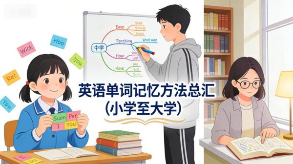 英语单词记忆方法总汇（小学至大学）.
