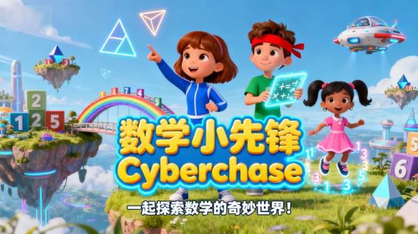 少儿数学启蒙英语动画片《数学小先锋Cyberchase》