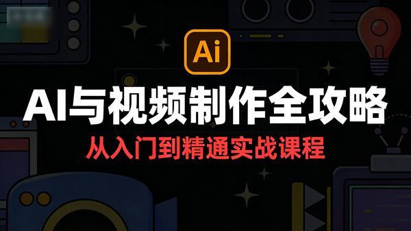 AI风向标AI与视频制作全攻略从入门到精通实战课程共118个文件99G