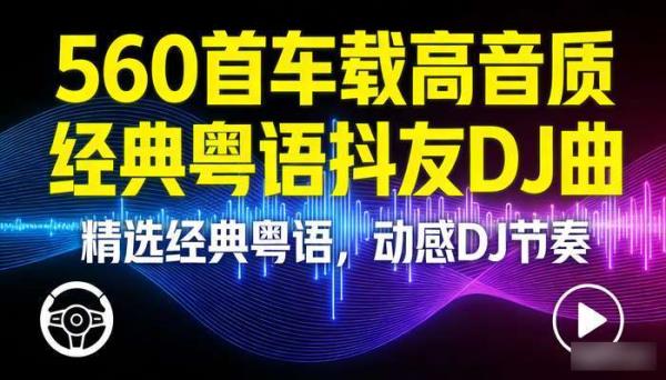 560首车载高音质经典粤语抖友DJ曲