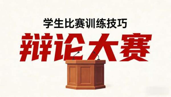辩论课程 学校活动大赛学生比赛训练技巧