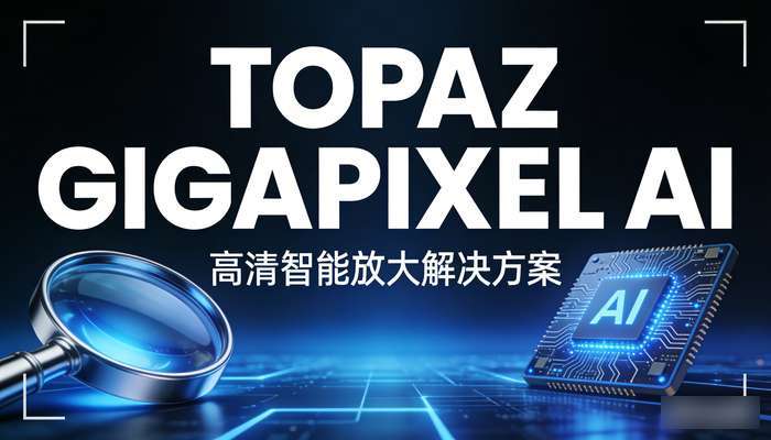 Topaz Gigapixel AI图像放大工具，支持高清智能放大