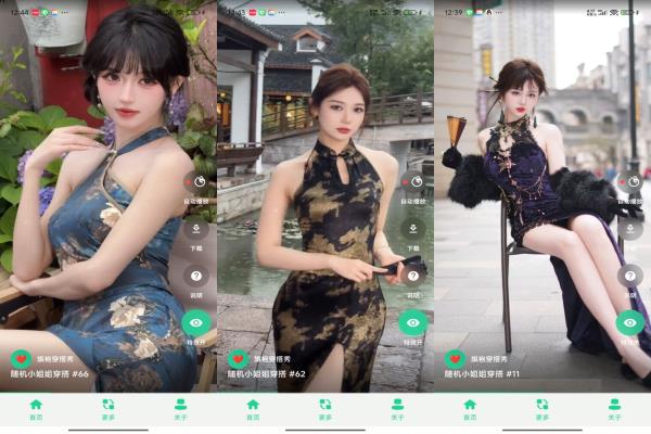 旗袍穿搭秀展现东方韵味