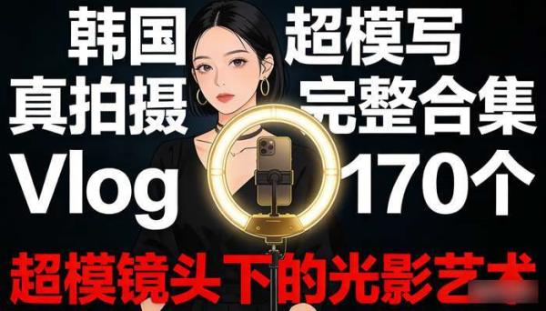 韩国超模写真拍摄Vlog170个 完整合集