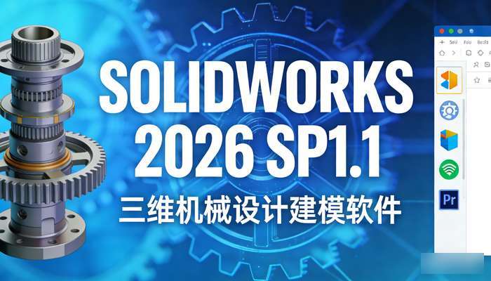 SOLIDWORKS 2026 SP1.1三维机械设计建模软件