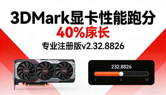 3DMark显卡性能跑分专业注册版v2.32.8826