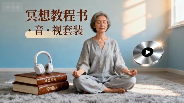 冥想教程书・音・视套装