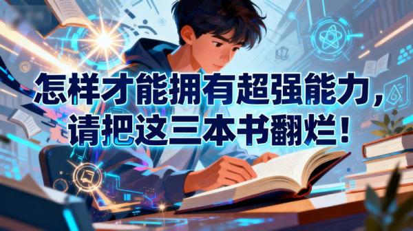 怎样才能拥有超强能力，请把这三本书翻烂！