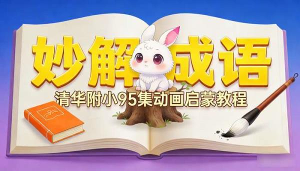 清华附小《妙解成语》95 集动画：趣味学习成语的启蒙教程