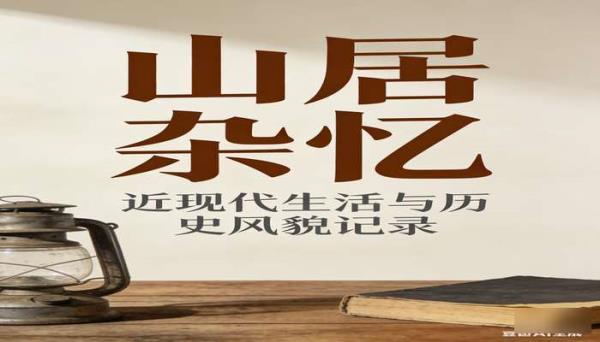 《山居杂忆》：近现代生活与历史风貌记录