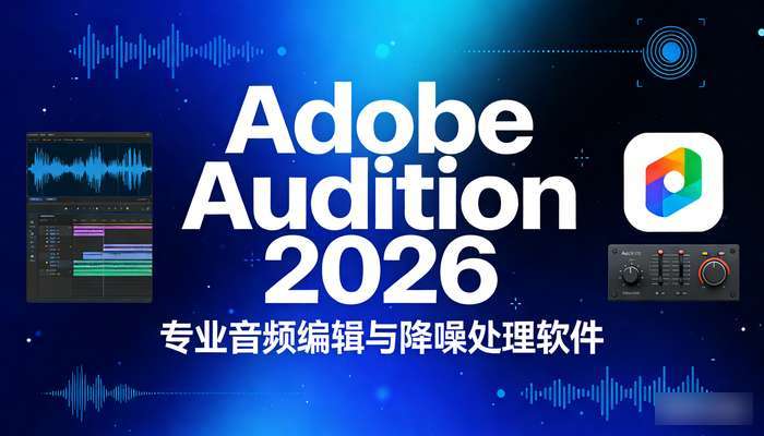 Adobe Audition 2026专业音频编辑与降噪处理软件