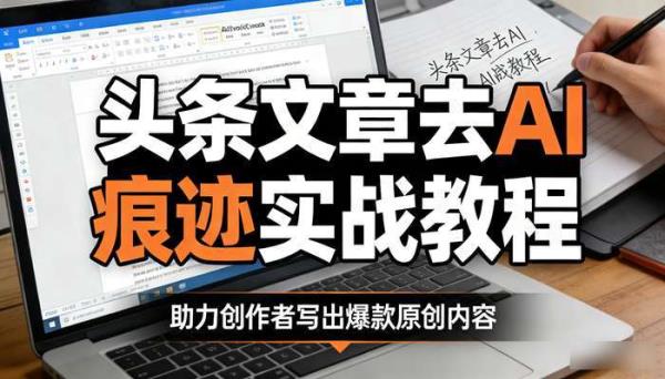 头条文章去AI痕迹实战教程 助力创作者写出爆款原创内容