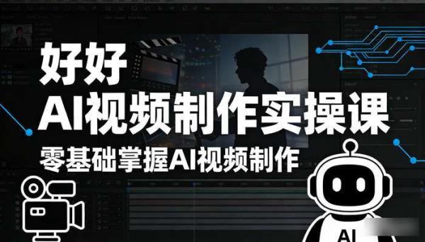 好好AI视频制作实操课 零基础掌握AI视频制作