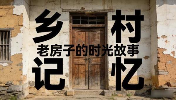 乡村怀旧老房子风景 竖屏直播背景绿幕动态视频素材